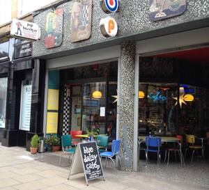 Blue Daisy Cafe Oldham Street Northern Quarter Manchester Blue Daisy Cafe Oldham Street Northern Quarter Manchester